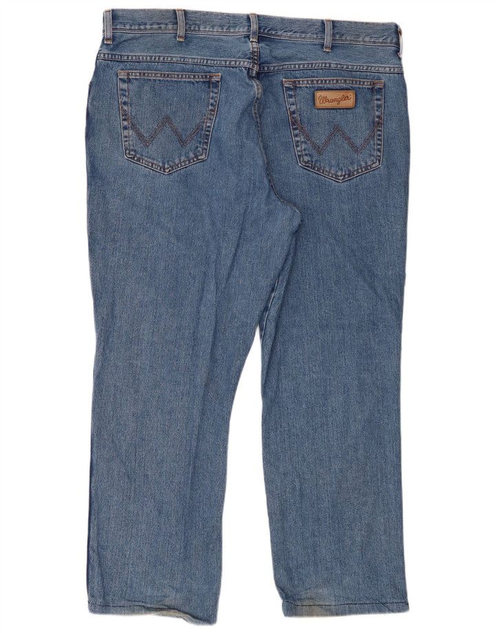 Blugi drepte pentru bărbați Wrangler Texas W40 L28 albastru