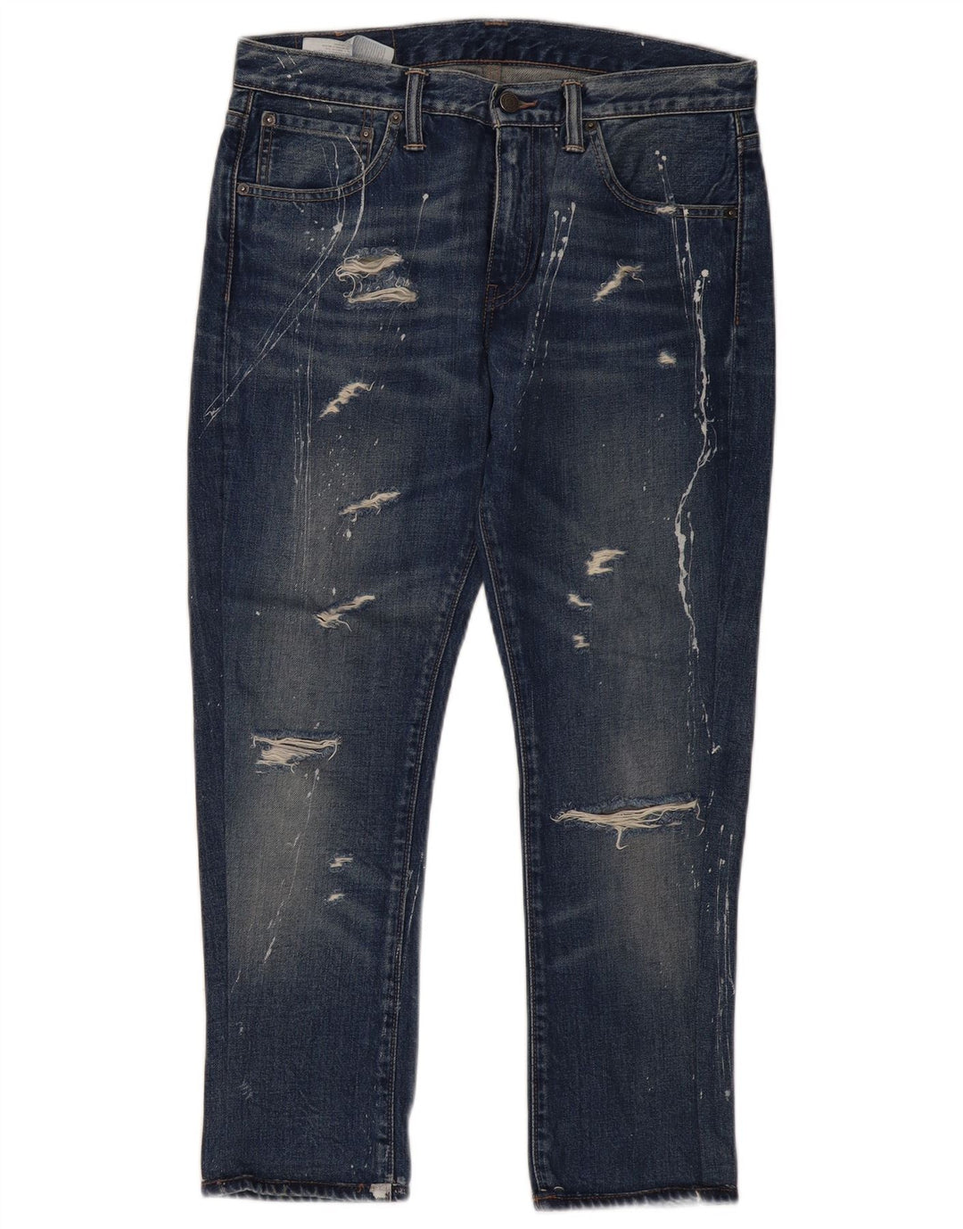 Blugi Levi's 527 Distressed Slim W32 L28 Bumbac albastru