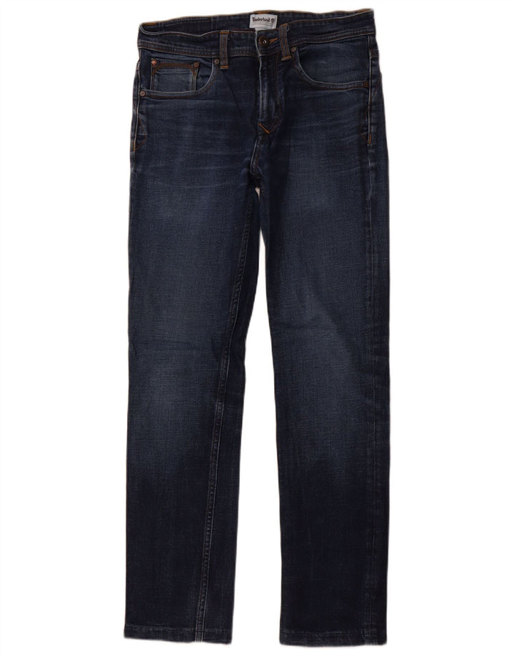 Blugi drepti pentru bărbați TIMBERLAND W31 L30 Bumbac albastru