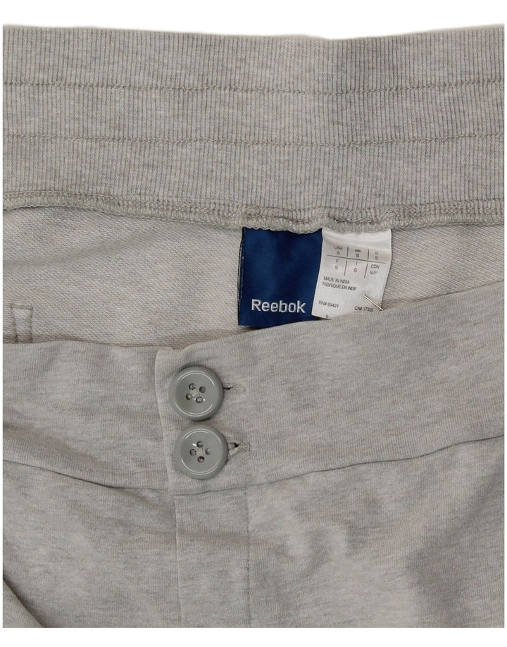 REEBOK Mens Tracksuit Trousers Joggers Small  Grey