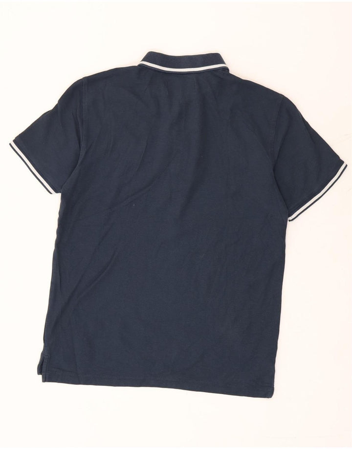 Tricou polo pentru bărbați Penguin, bumbac mediu albastru bleumarin