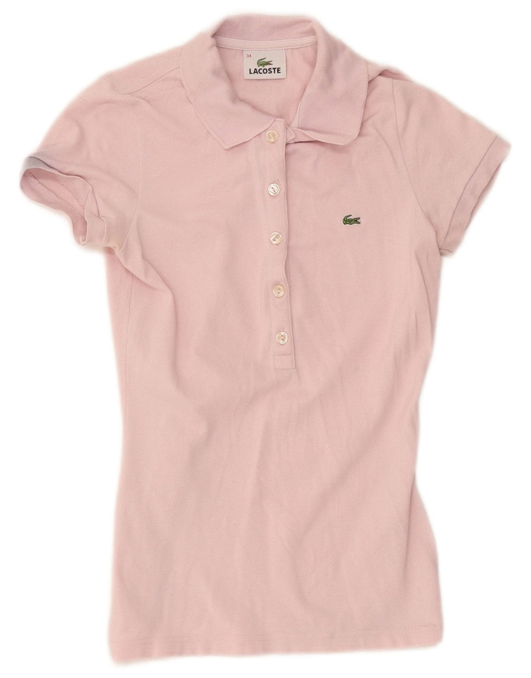 Tricou polo Lacoste Femei Mărimea 34 Bumbac roz mic