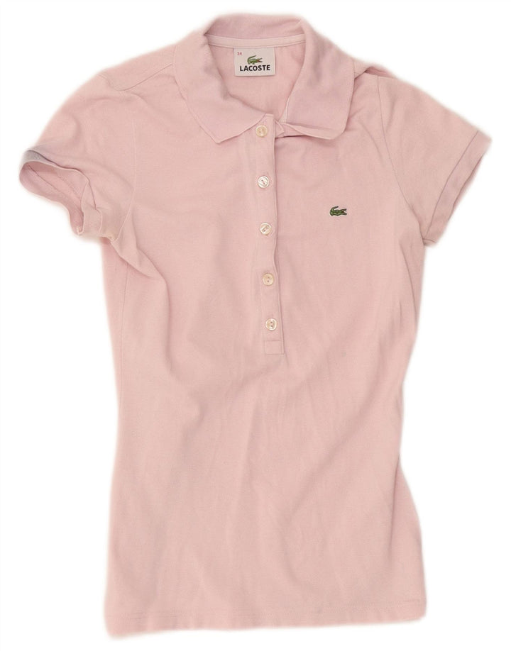 Tricou polo Lacoste Femei Mărimea 34 Bumbac roz mic