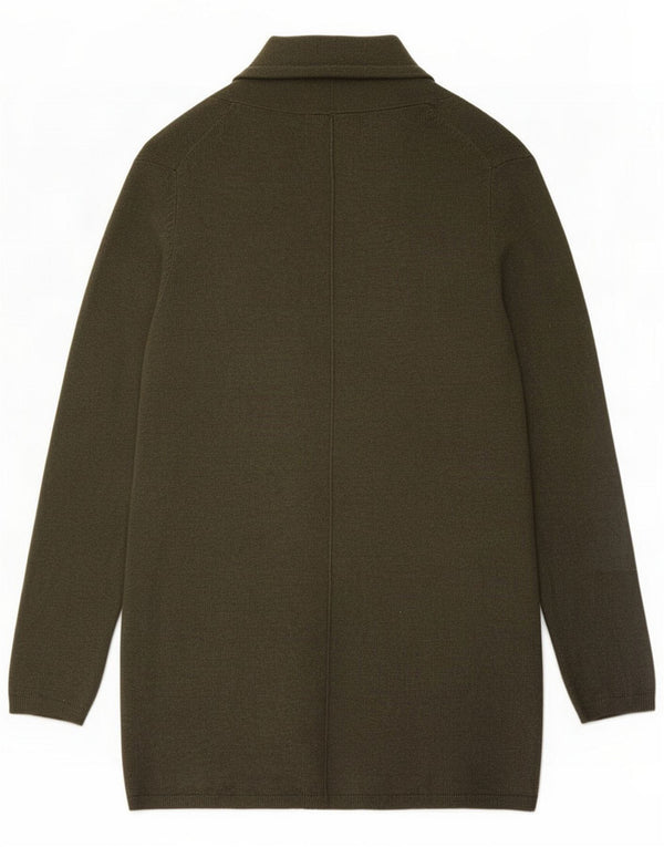 Zara Pulover cardigan deschis pentru femei UK 14 mare, verde