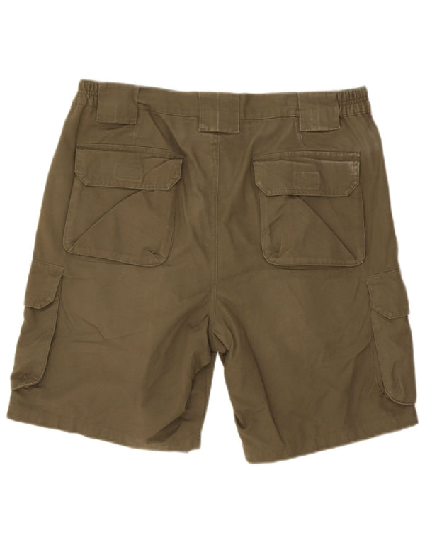 Pantaloni scurți cargo pentru bărbați Zara EU 42 Large W32 Khaki Bumbac