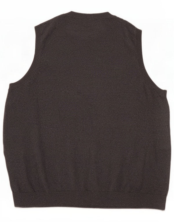 Marks & Spencer Womens Vest Top UK 18 XL Grey Flecked Viscose