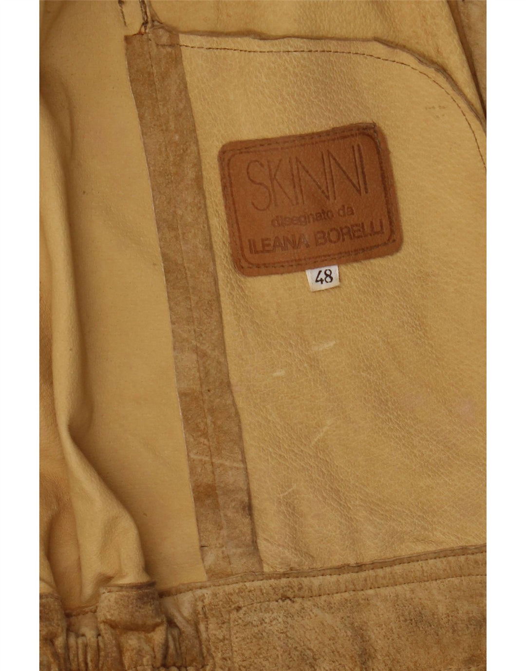 Geaca de piele intoarsa pentru femei Skinni IT 48 XL Bej