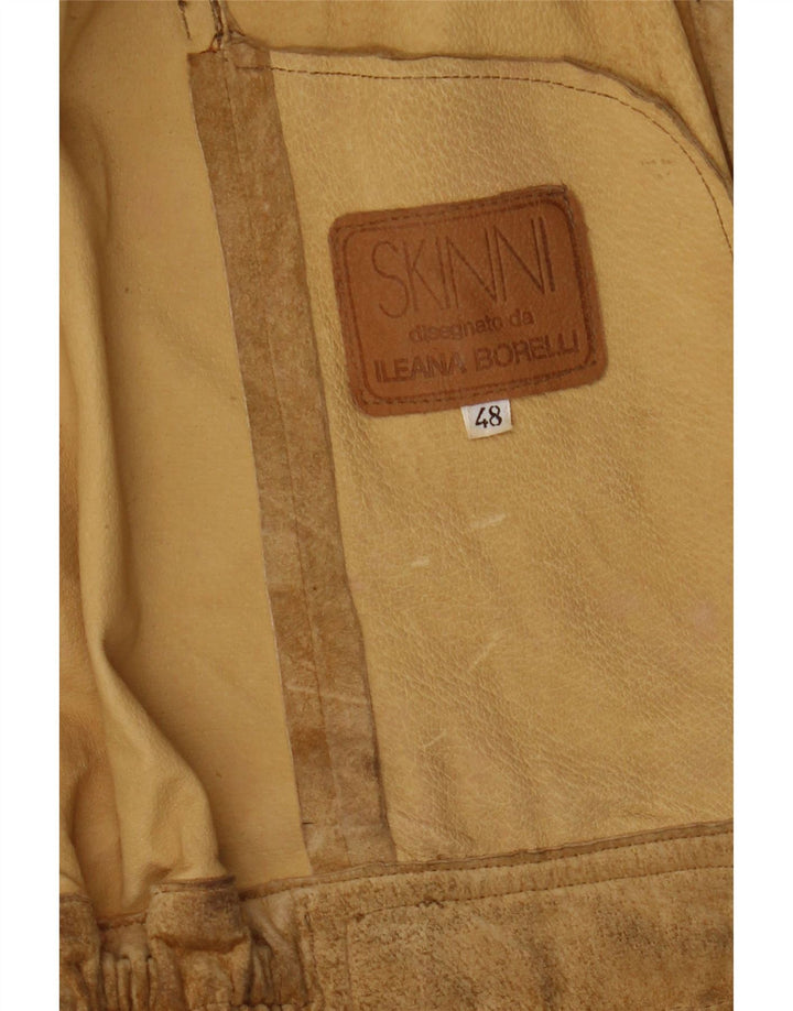 Geaca de piele intoarsa pentru femei Skinni IT 48 XL Bej