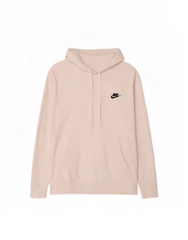 Nike Mens Hoodie Jumper Large White Cotton