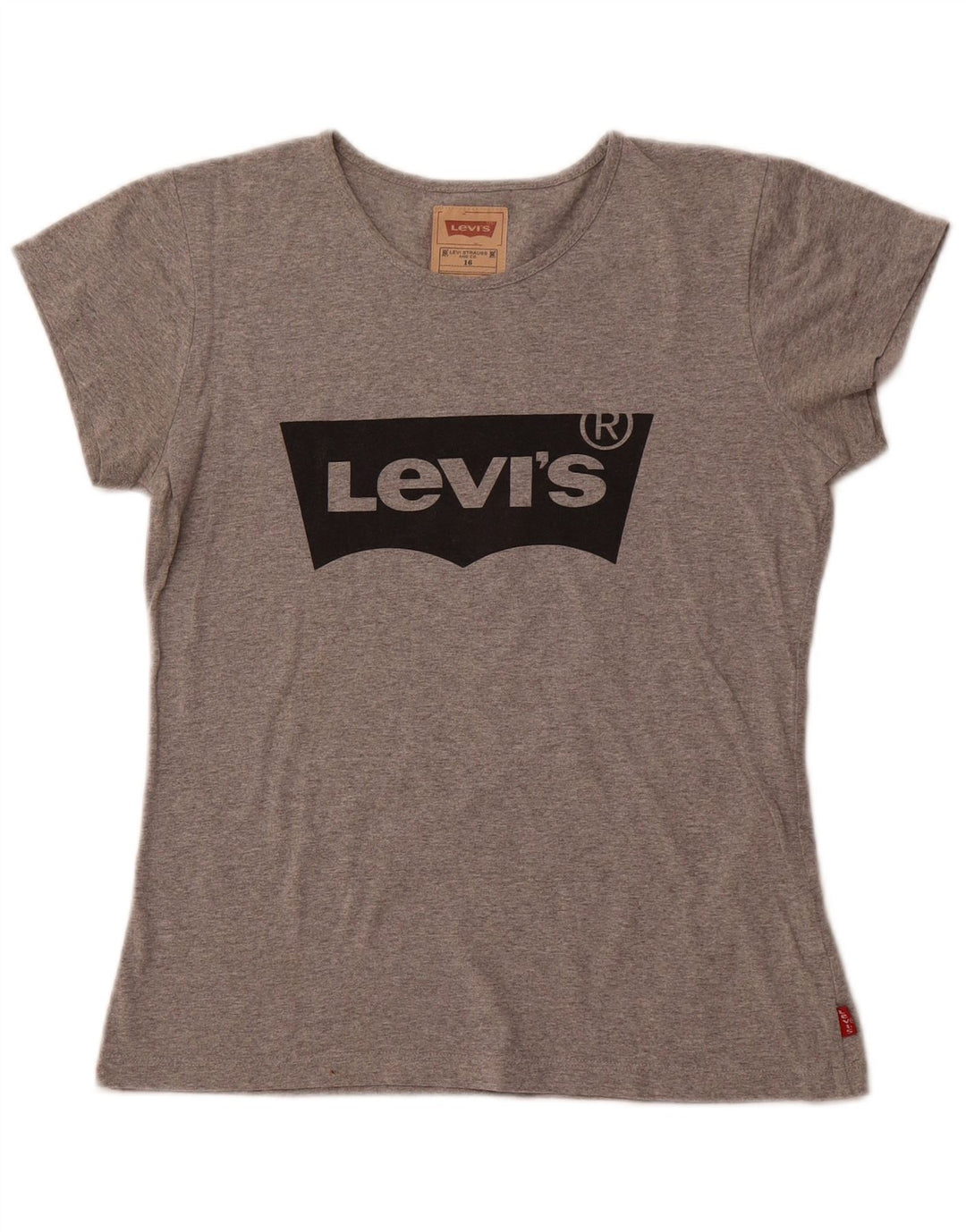 Tricou grafic pentru fete LEVI'S Top 15-16 ani poliester gri