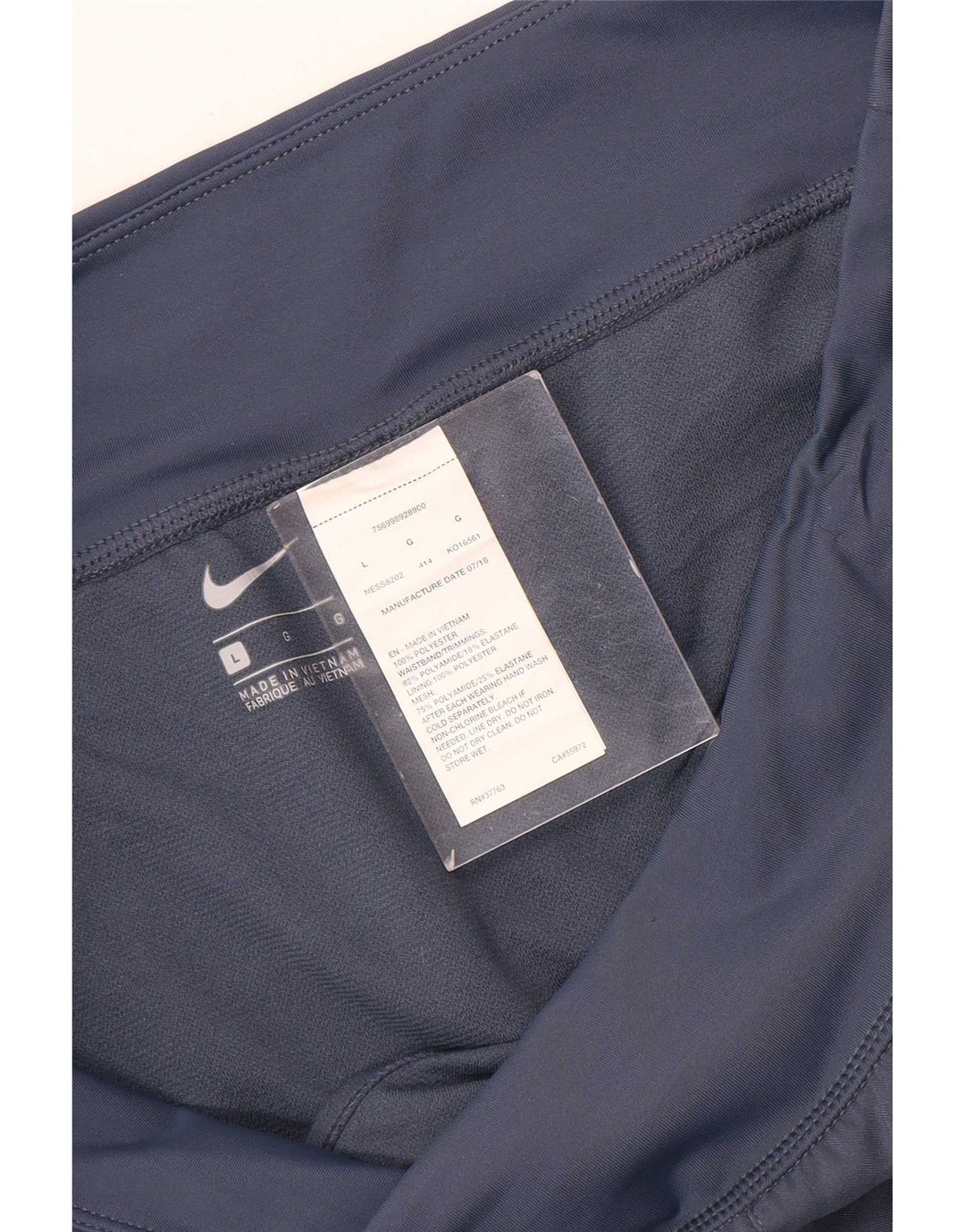 Pantaloni scurți sport Nike pentru femei UK 16, mari, bleumarin, poliester