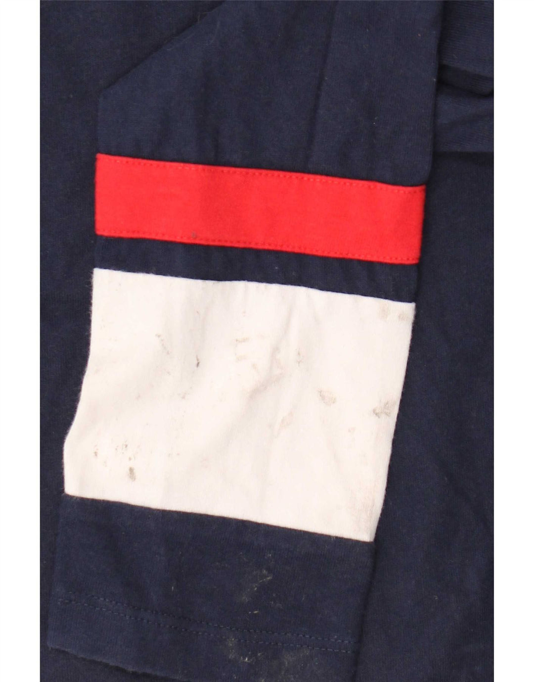 Top pentru femei Tommy Hilfiger cu mânecă lungă UK 12 Medium Bleumarin Colorblock