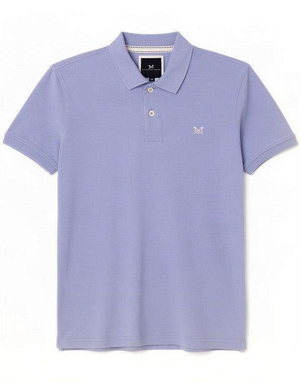 Crew Clothing Mens Polo Shirt Medium Blue Cotton