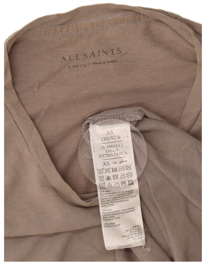 ALL SAINTS Tricou Bărbați Top XS Bumbac Gri