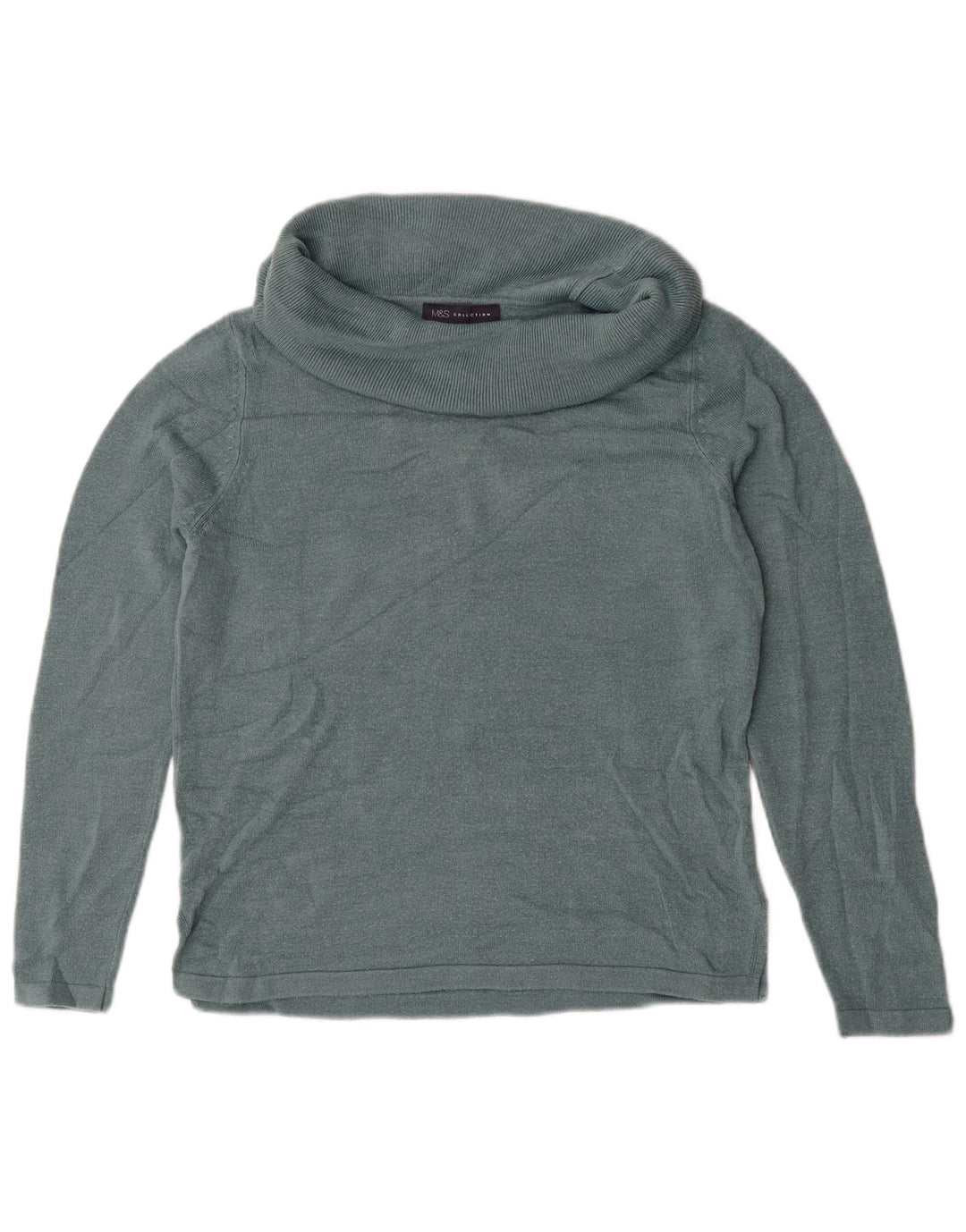 Marks & Spencer Pulover cu gât rulat pentru femei UK 14 Medium Green