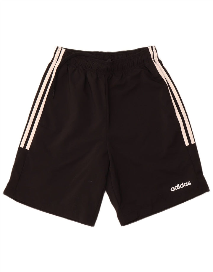 Pantaloni scurți sport ADIDAS pentru bărbați, poliester negru mic
