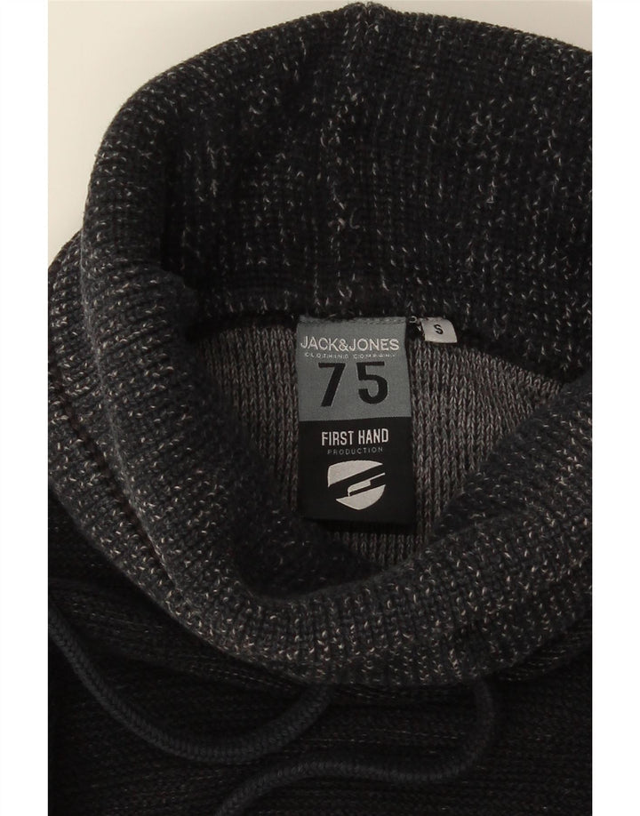 JACK & JONES Pulover cu gât rulat pentru bărbați, mic, gri
