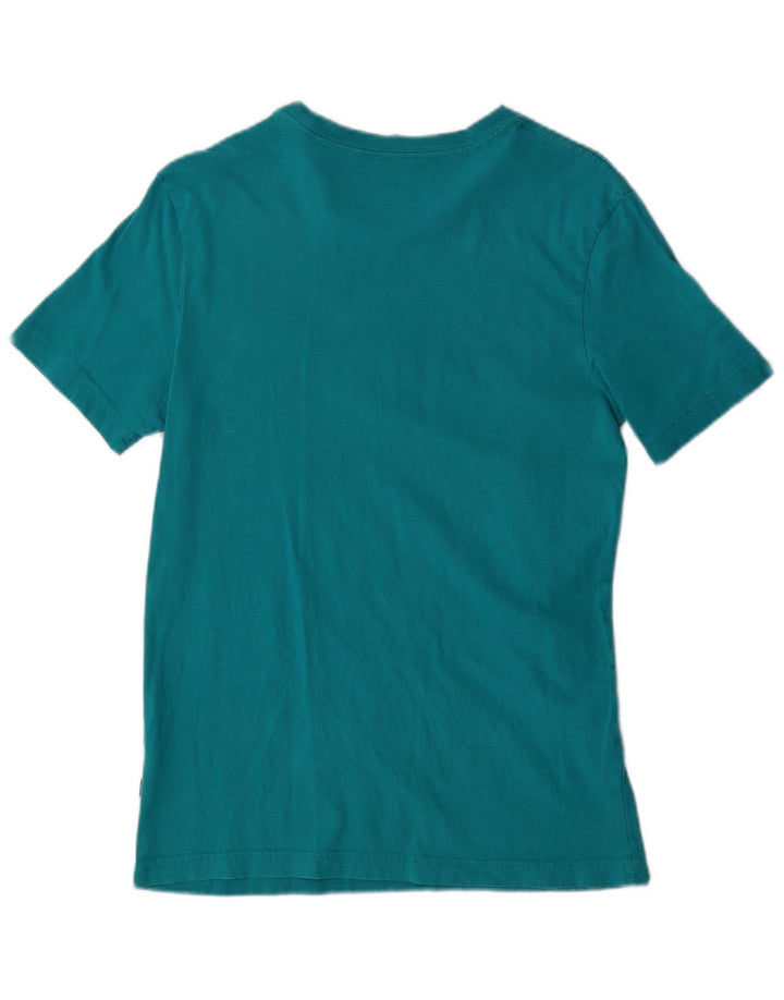 Tricou grafic PUMA pentru bărbați Top mic din bumbac turcoaz