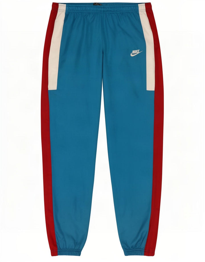 Pantaloni de trening pentru bărbați Nike Pantaloni de jogging Mici, albastru, poliester color bloc