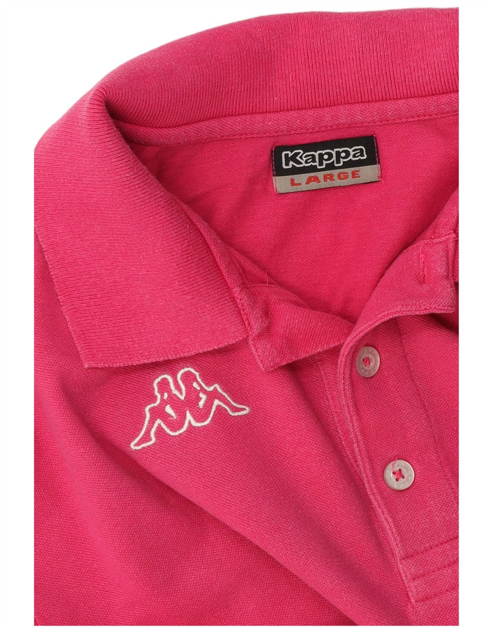 Tricou polo pentru bărbați Kappa, mare, roz