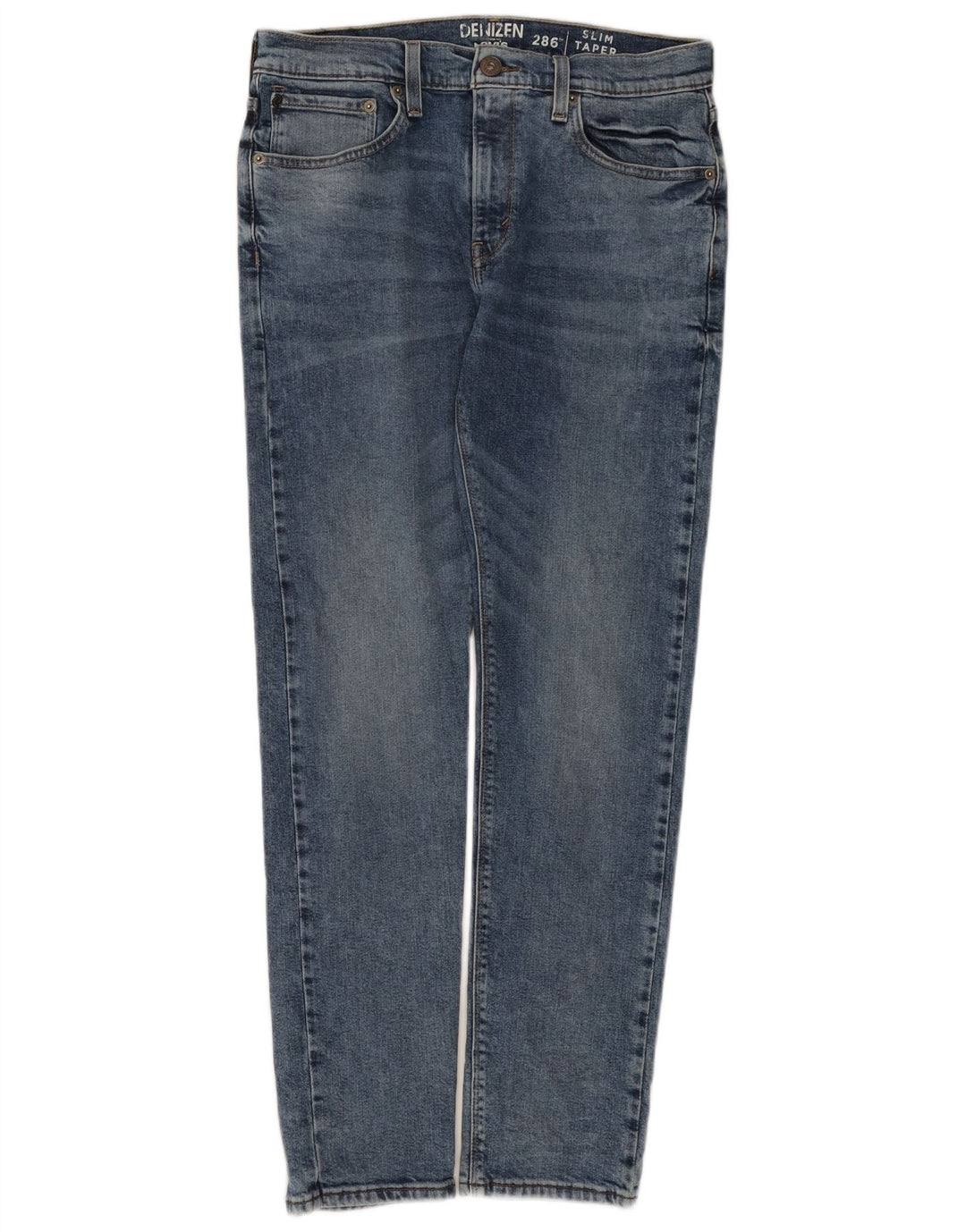 Levi's Denizen Slim Tapered Jeans W32 L32 Blue Bumbac