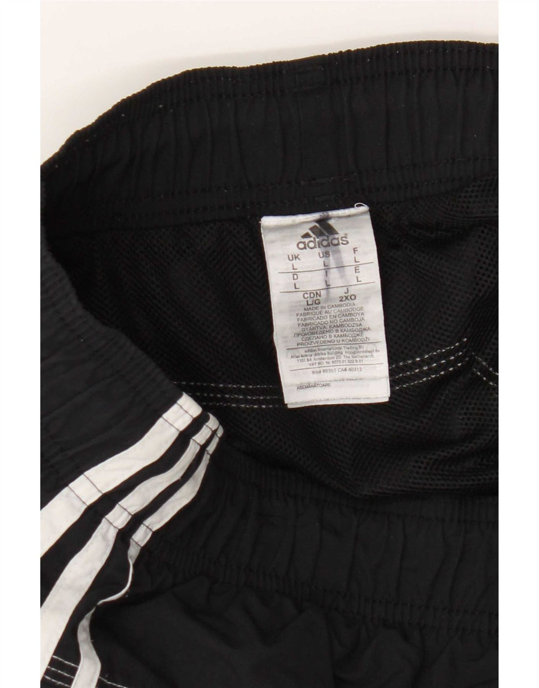 Pantaloni scurți de înot Adidas pentru bărbați, mari, negru, poliamidă