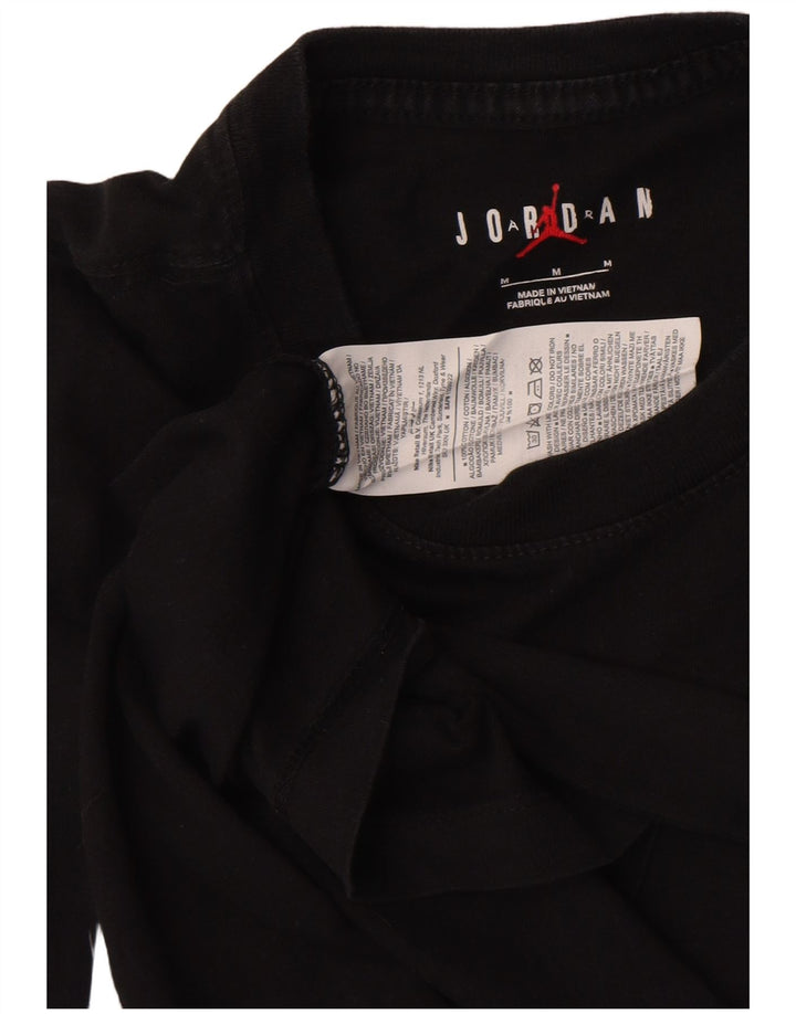 Tricou Jordan pentru bărbați Air Graphic Top, mediu negru, bumbac