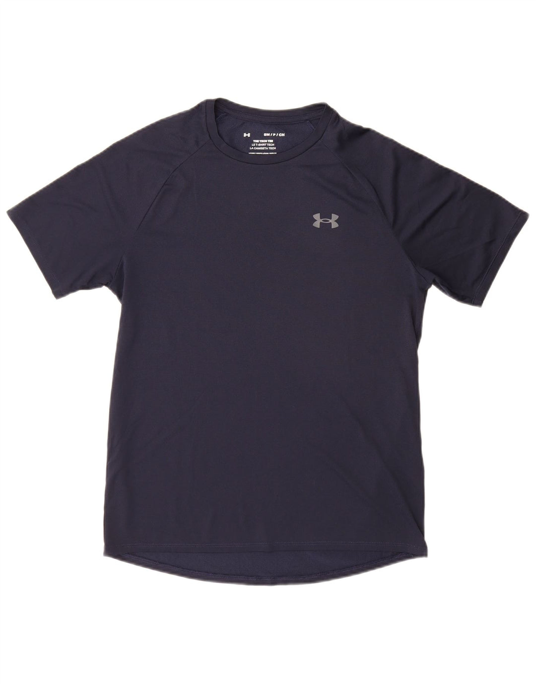 Tricou Under Armour pentru bărbați Top mic, poliester bleumarin