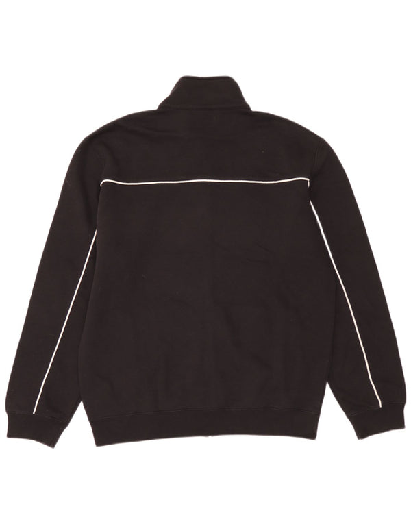 Champion Mens Tracksuit Top Jacket XL Black Cotton