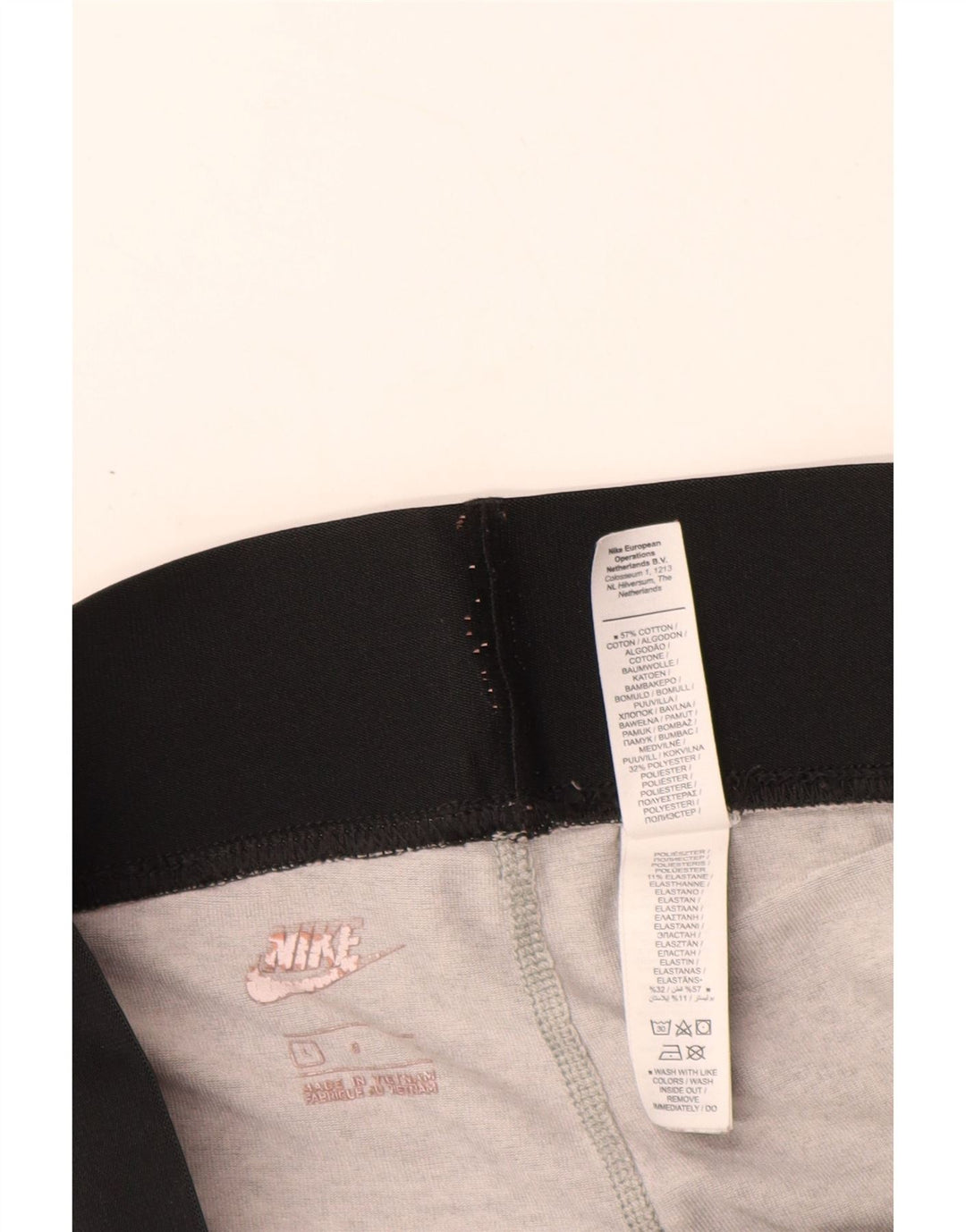 Leggings grafic NIKE pentru femei UK 16, mare, gri bumbac