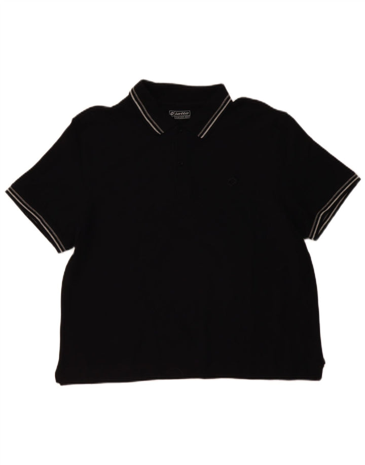 Tricou polo pentru bărbați LOTTO 2XL negru