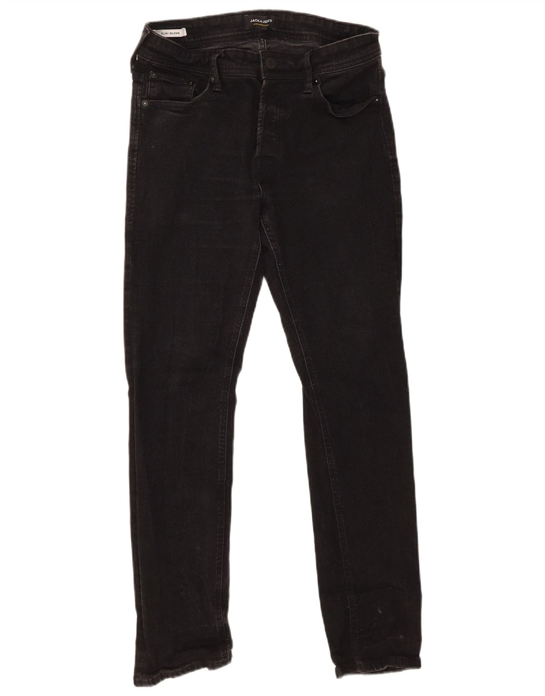 Blugi Jack & Jones GLENN Slim pentru bărbați W30 L30 bumbac negru