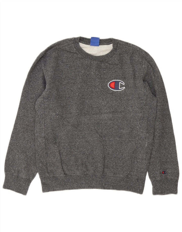 Pulover pentru femei Champion UK 14, bumbac cu pete gri mediu