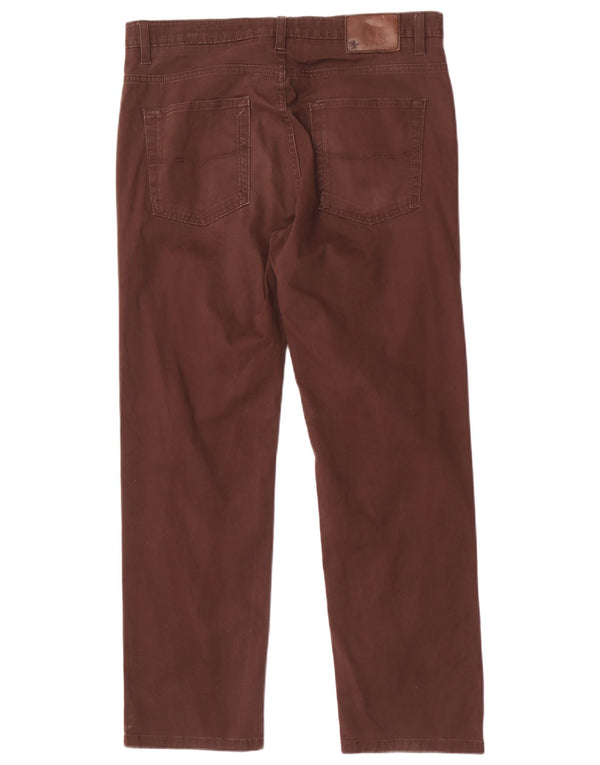 Pantaloni casual conici Blue Harbour pentru bărbați Marks & Spencer L34 L29 maro