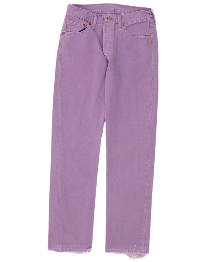 Blugi drepti pentru femei Levi's 501 W28 L29 violet