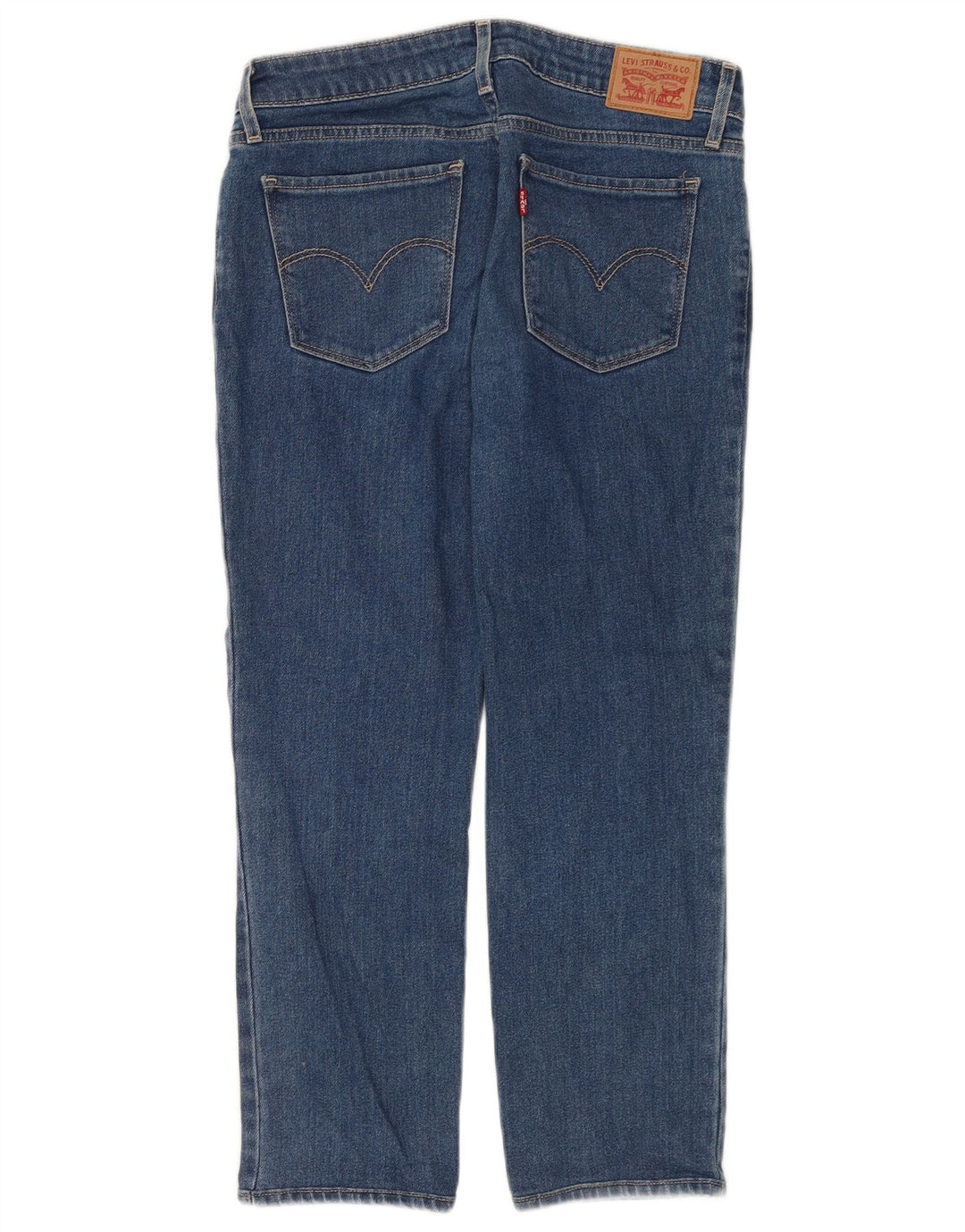 Blugi LEVI'S 712 Crop Slim W29 L24 Bumbac albastru