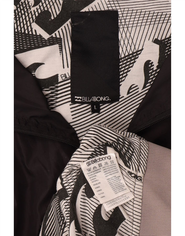 Jachetă bomber cu glugă pentru bărbați Billabong UK 40 Poliester negru mare