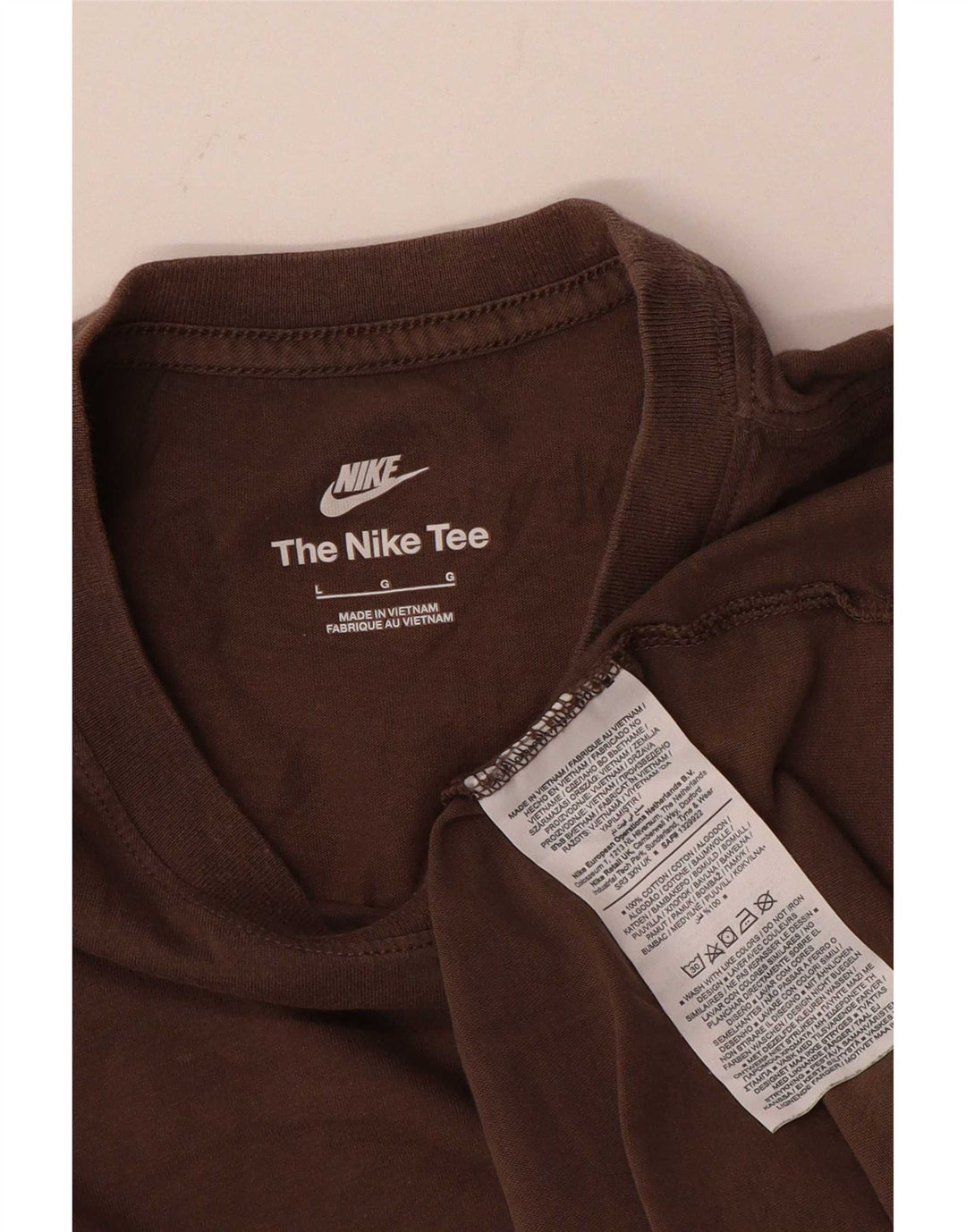 Tricou pentru bărbați Nike Top mare maro bumbac