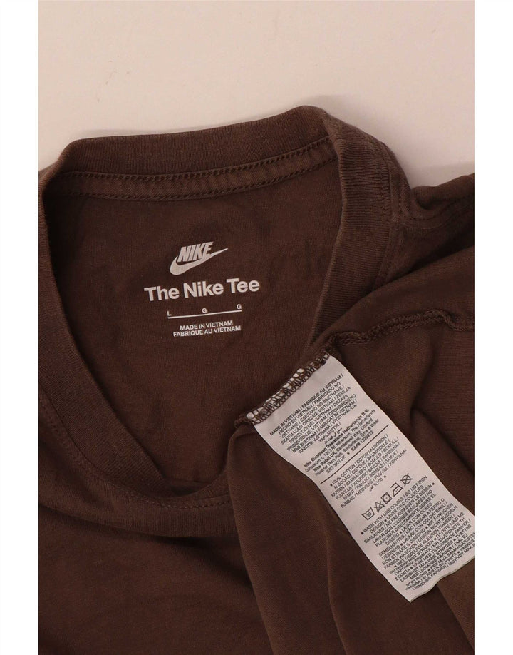 Tricou pentru bărbați Nike Top mare maro bumbac