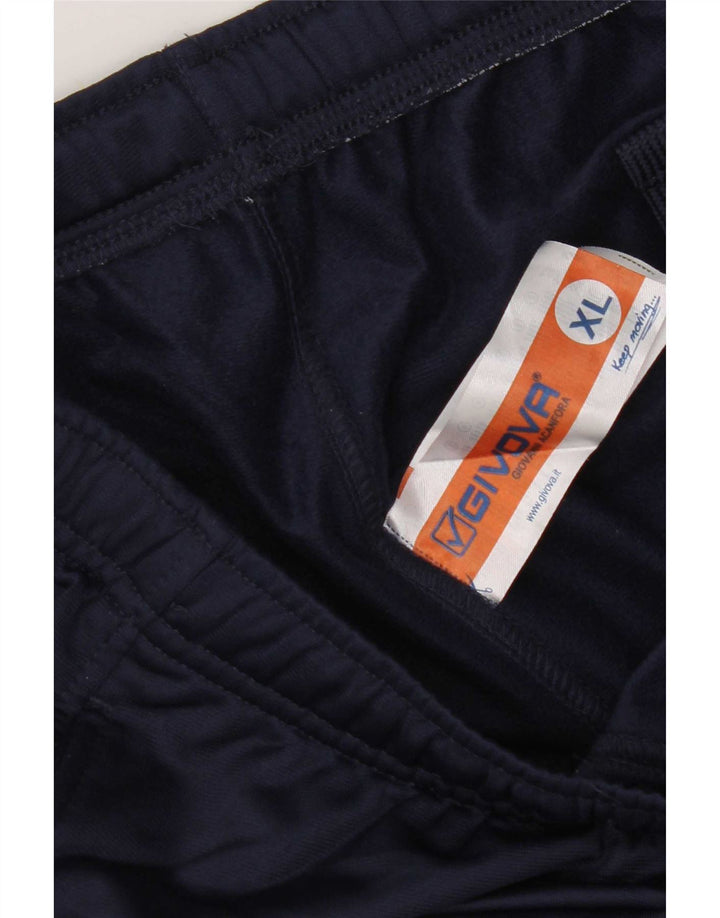 Givova Pantaloni de trening grafic pentru bărbați Pantaloni de jogging XL Bleumarin Poliester