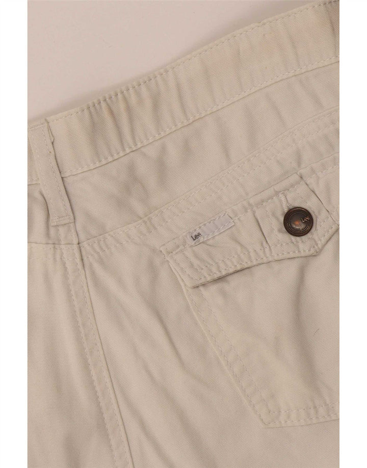 Pantaloni scurți casual pentru femei Lee W36 XL alb