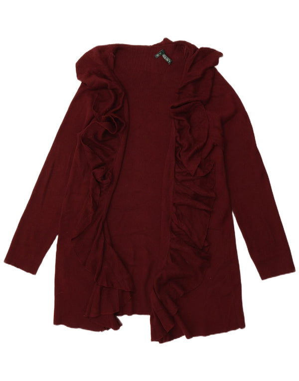 Pulover cardigan deschis pentru femei Ralph Lauren UK 18 XL bumbac maro