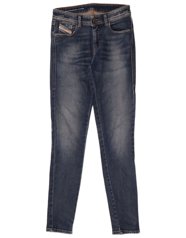 Blugi skinny pentru femei Diesel W26 L30 Bumbac albastru