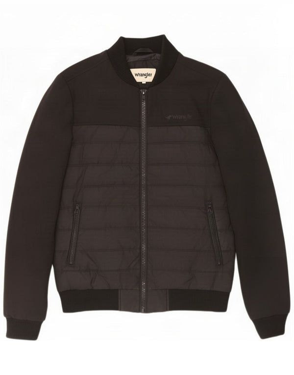 Jachetă căptușită pentru bărbați Wrangler UK 36 Small Black Colourblock Poliester