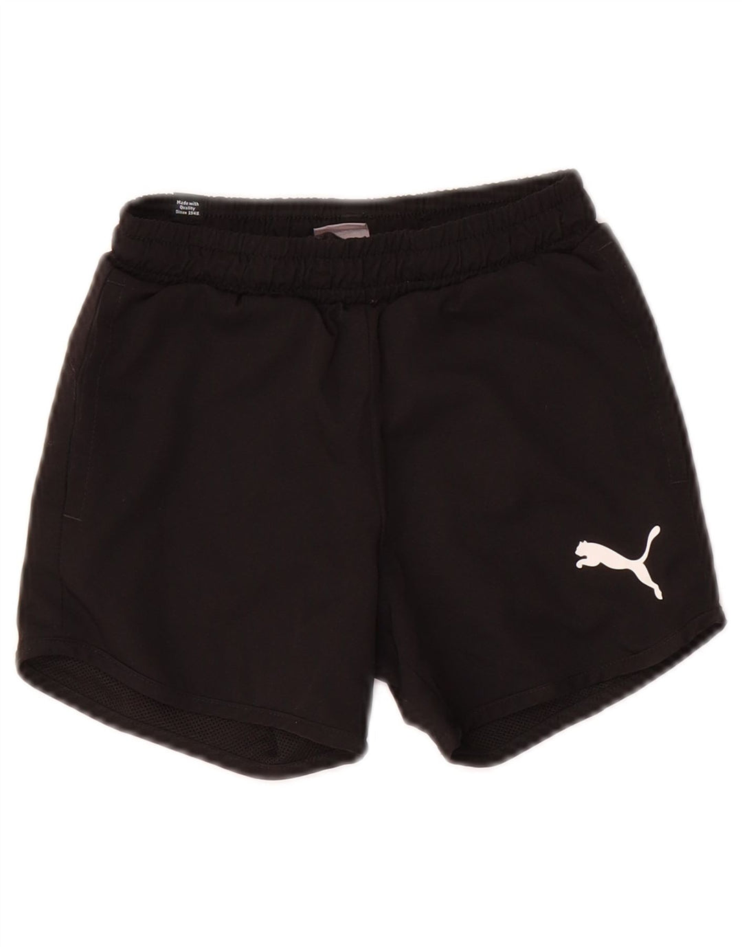 PUMA Girls Graphic Sport Shorts 7-8 Years  Black Polyester