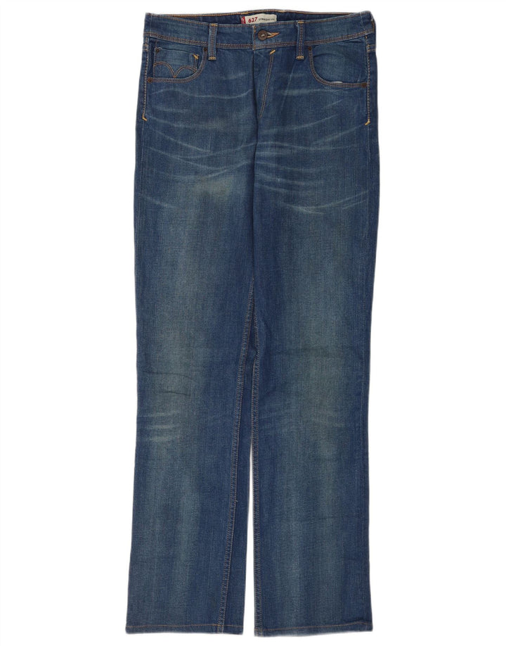 Blugi drepti pentru femei Levi's 627 W31 L34 Bumbac albastru