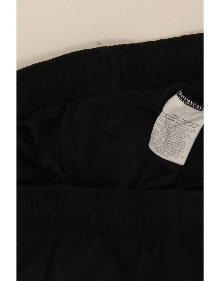 Pantaloni scurți sport Nike Dri Fit pentru femei UK 16, mari, negru, poliester