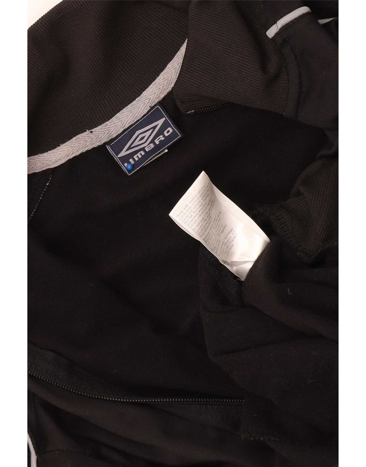 Jachetă de trening Umbro pentru bărbați, poliester mediu negru