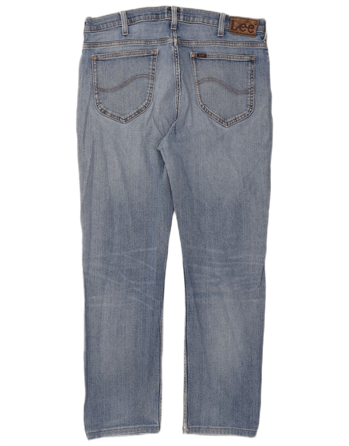 Blugi Lee Rider Slim pentru bărbați W36 L27 Bumbac albastru