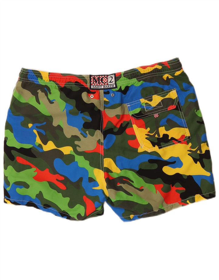 Pantaloni scurți de înot MC2 SAINT BARTH pentru bărbați, camuflaj multicolor XL
